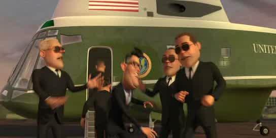 I'm brave! I am a brave president! - Monsters vs Aliens | Clip.Cafe