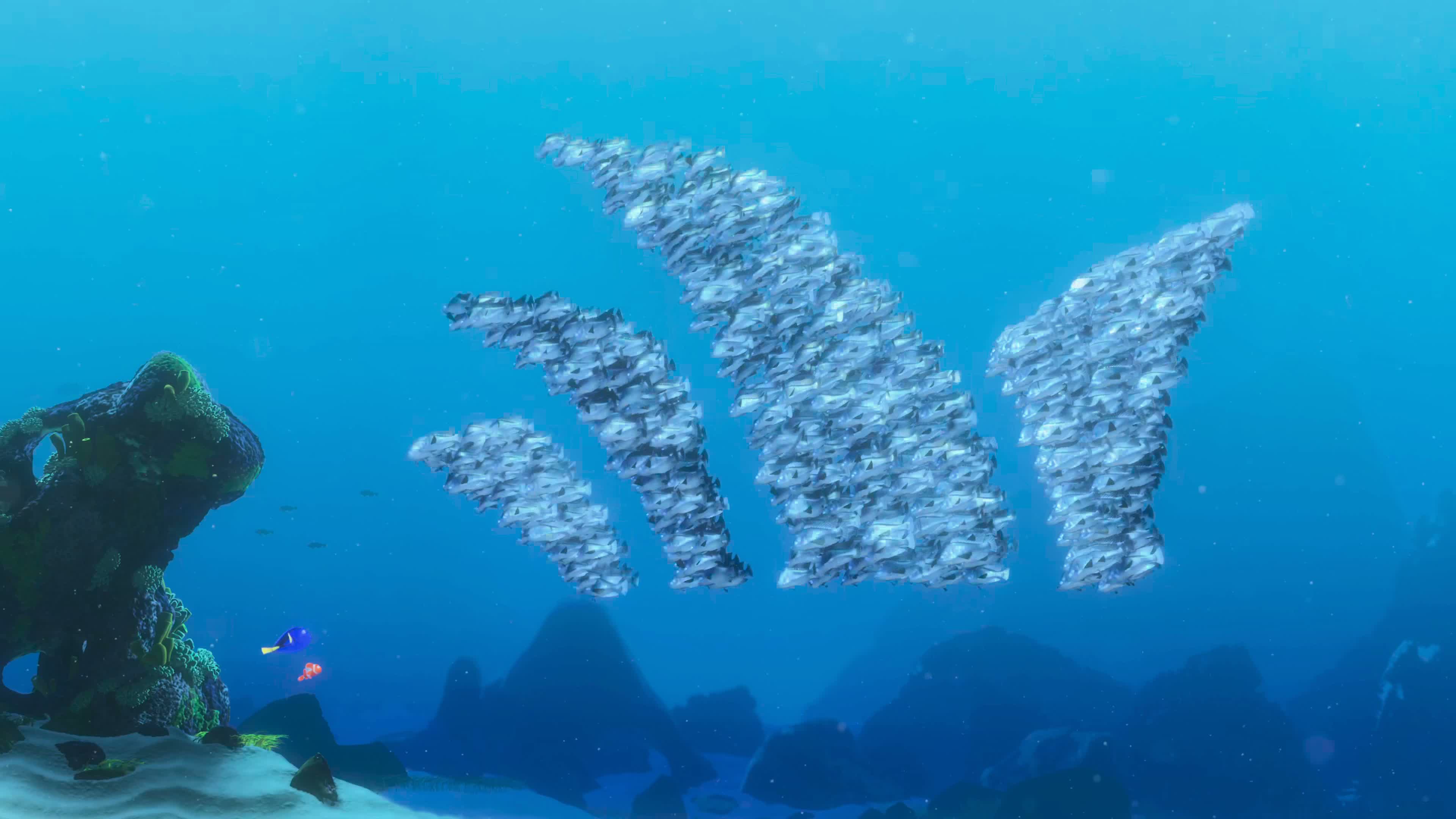 Big current. You can't miss it. It's in that direction. - Finding Nemo ...