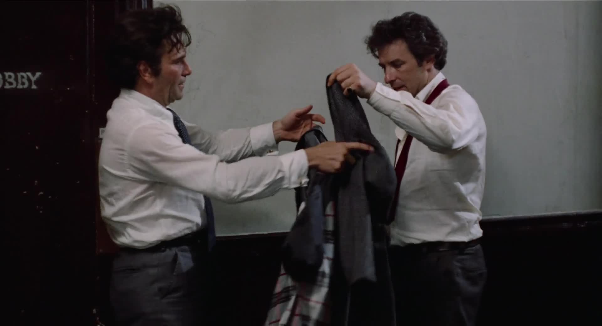 "- Here you are.- Here you are. - And here's my coat.- Are you tired