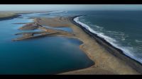 A sheltered lagoon
