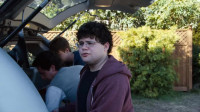 Hey bossWhat the fuckThere he is This is Everett and his boy TylerThey're running security for the nightAre you serious Are those nunchucksYeah Oh shitLook like ninjas Ninjas are fucking pussiesI love