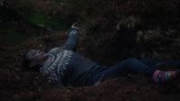 [boy gasps] -[branches rustling]