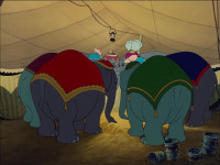 Oh my dear can you bear itWhen she doused the ringmaster I just thought I'd dieWell personally I think she went a bit too farAfter all one mustn't forget one is a ladyOh you're right dear Yes Oh