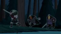 (CLANGING) -(SPLASH)