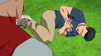 Dad... You hurt me. I know, Son. I didn't... I didn't mean to hit you so hard. I'm sorry. Why did yo