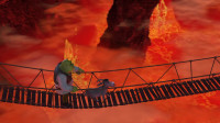 Just keep moving and don't look downDon't look down don't look downShrek I'm looking down