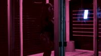 (door creaking)