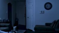 (door squeaking)