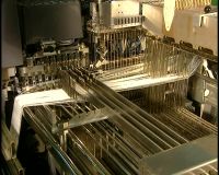 EACH THREAD MUST PASS THROUGH A BLADE
