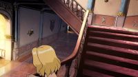 [engine revving] - [Nina grunting]