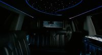 [engine shuts off] - [car door opens]