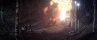 (explosion blasts)