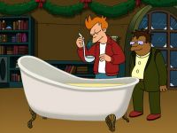 FRY: Hey, what are you doing?