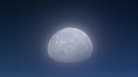 Full moon rising