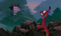 GREAT ANCESTOR Great Stone Dragonhave you awakenedMUSHU Uh uh Yes I just woke upI'm I'm the Great Stone Dragon Good morningI will go forth and fetch MulanDid I mention that I was the Great Stone