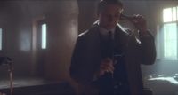 Hello. No, I'm afraid Mr Shelby is in London. -He can't be reached. - -No, he won't be back today