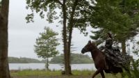 (horse sputters)