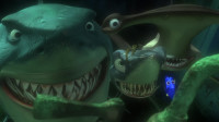 There's got to be a way to escapeWho is itDory help me find a way outSorry Come back later We're trying to escapeThere's got to be a way out Here's somethingEs cap e I wonder what that meansFunny It's