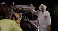 I Dr Emmett Brownam about to embark on an historic journeyWhat am I thinking ofI almost forgot to bring extra plutoniumHow did I ever expect to get back One pellet one tripI must be out of my mindWhat