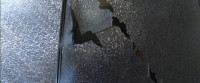 I killed a mirrorAnd my shower door