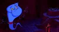 You know Al I'm getting reallyI don't think you're him Tonight the part of Alwill be played by a tall dark and sinister ugly manI am your master now I was afraid of thatGenie grant me my first wishI