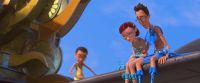 Linda! Blu? lt's Blu! Look, Tulio, it's Blu! And he's flying. My Blu is flying! He's flying
