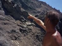 Look at that. It was solid rock