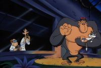 Put me down, ape face