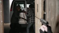 Put your guns down now!