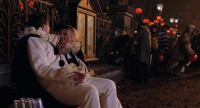 There's a big red man down thereThat's fine darling Santa's not here for another monthNot Santa