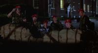 Shit. Down. Berets off