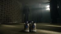 Shoes. He's a bomber, remember