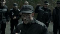 [shouting and grunting]