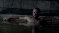 (Splashes water absently)