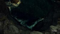The bluff is eroding