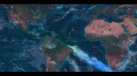The global ocean current flows