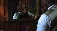 Throw it on the mirrorThis is what she sees nowA distorted image of herself Who are you in all thisI'm the mirror You are the mirrorIf I'm the mirror and she's the imagethen who are youI can see both