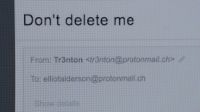 Trenton's e-mail