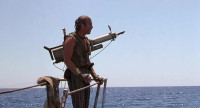 Two drifters meet something needs to be exchangedI know the code But I'll give you this one for freeNothing's free in waterworld
