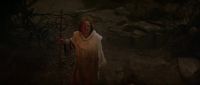 Unclean beast! Get thee down!