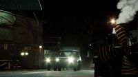 [Vehicle approaching]