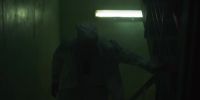 Shit. Hey! We need to get to the reactor hall. - The lift's destroyed. - Up two flights and across