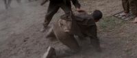 War don't ennoble menIt turns 'em into dogsPoisons the soul