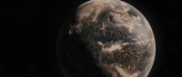 Could no longer sustain our numbers we were so manyWe found a new solar systemDozens of planets and hundreds of moonsEach one terraformed a process taking decadesto support human life To be new