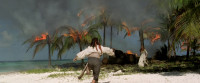 No Not good StopNot good What are you doingYou've burned all the food the shade the rumYes the rum is goneWhy is the rum goneOne because it is a vile drinkthat turns even the most respectable men into