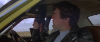 What's he driving?