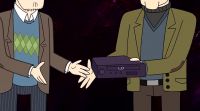 When their attack was done, only one laserdisc player remained