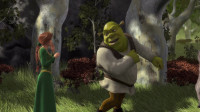 Oh no This is all my fault I'm so sorryWhat's wrong Shrek's hurt Shrek's hurt Shrek's hurtOh no Shrek's going to die Donkey I'm okYou can't do this to me Shrek I'm too young for you to dieKeep your