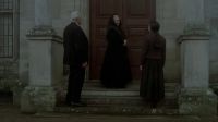 Yes? Good morning, ma'am. We've come about the... Oh, yes, of course. Come in. I wasn't expecting yo