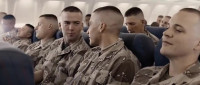 You poor bastardI bet your recruiter promised you a whole wide world of pussy huhYou fucking ACocksucker knew the price of every whore from Olangapo to StockholmAnd here we are headed to the desert No